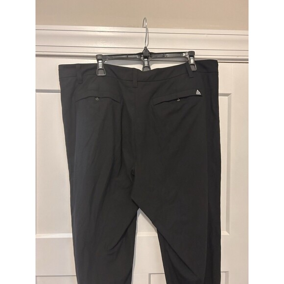 Reebok Black Tapered 5-Pocket Pant 38x32 Golf Performance Casual Work Stretch - Picture 4 of 5